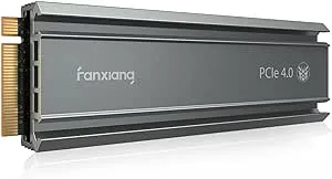 fanxiang S660 PCIe 4.0 2TB SSD for PS5 with Heatsink, Up to 5000MB/s, NVMe M.2 SSD Internal Gaming SSD NAND SLC Cache Suitable for PS5 Enthusiasts, Technology Enthusiasts, IT Professionals