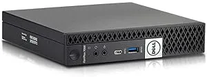 Dell OptiPlex 7050 Micro Computer, Intel Quad Core i5-6500T up to 3.1GHz, 16G DDR4, 256G SSD, Windows 10 Pro 64 Bit-Multi-Language Supports English/Spanish/French(Renewed)