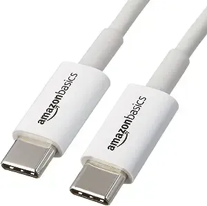 6' Amazon Basics USB-C to USB-C Fast Charging Cable (White) $4 + Free Shipping w/ Prime or on $35+