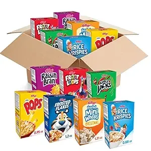 Kellogg's Breakfast Cereal Variety Pack 48 Boxes