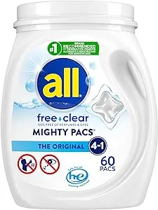 [S&S] $30.23: 3 × 60-Count all Mighty Pacs Laundry Detergent (The Original) ($10.08 each) at Amazon