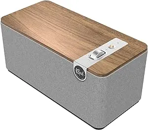Klipsch The One Plus Premium Bluetooth Speaker System with Two 2.25 Full Range Drivers, 4.5 Woofer, Bluetooth 5.3 with Up to 40 ft. of Distance, Walnut