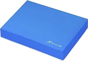 ProsourceFit Exercise Balance Pad – Non-Slip Cushioned Foam Mat & Knee Pad for Fitness and Stability Training, Yoga, Physical Therapy 15.5x12.75