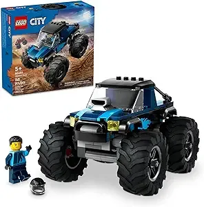 Lego City Blue Monster Truck Off-Road Toy Playset 60402