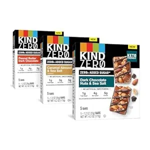 KIND ZERO added Sugar Bars Variety Pack