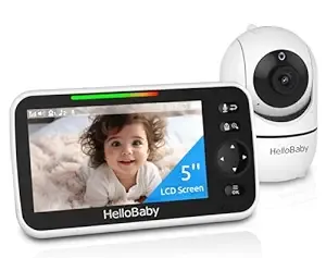 HelloBaby 5" Video Baby Monitor HB6550