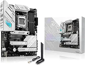 ASUS ROG Strix B650-A Gaming WiFi 6E AM5 (LGA1718) Placa base Ryzen 7000 (12+2 etapas de potencia, ranuras DDR5, 3xM.2, PCIe® 4.0, LAN 2.5G, WiFi 6E, puerto USB 3.2 Gen 2x2 Type-C®)