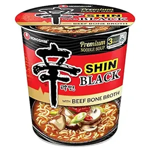 Nongshim Shin Black Noodle Soup, Spicy, 3.5 Ounce (Pack of 6)$8.93 With S&S  AmazonFree Prime Shipping!