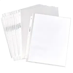 1200-Pack Amazon Basics Non-Glare Sheet Protector