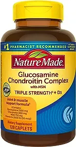 Nature Made Glucosamine Chondroitin Complex with MSM Dietary Supplement