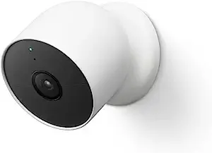 Google Nest Cam Outdoor or Indoor, Battery – 2nd Generation – 1 Pack