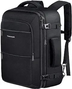 Prime Members: 40L Vancropak Expandable X-Large Travel Carry On Backpack (Black) $26.18 + Free Shipping