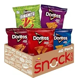 Doritos Flavored Tortilla Chips Variety Pack 40 Count