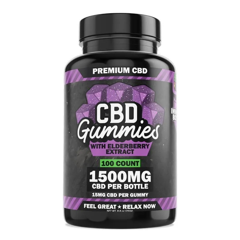 Hemp Bombs 100-Count CBD Immunity Gummies