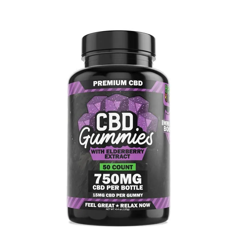 Hemp Bombs 50-Count CBD Immunity Gummies