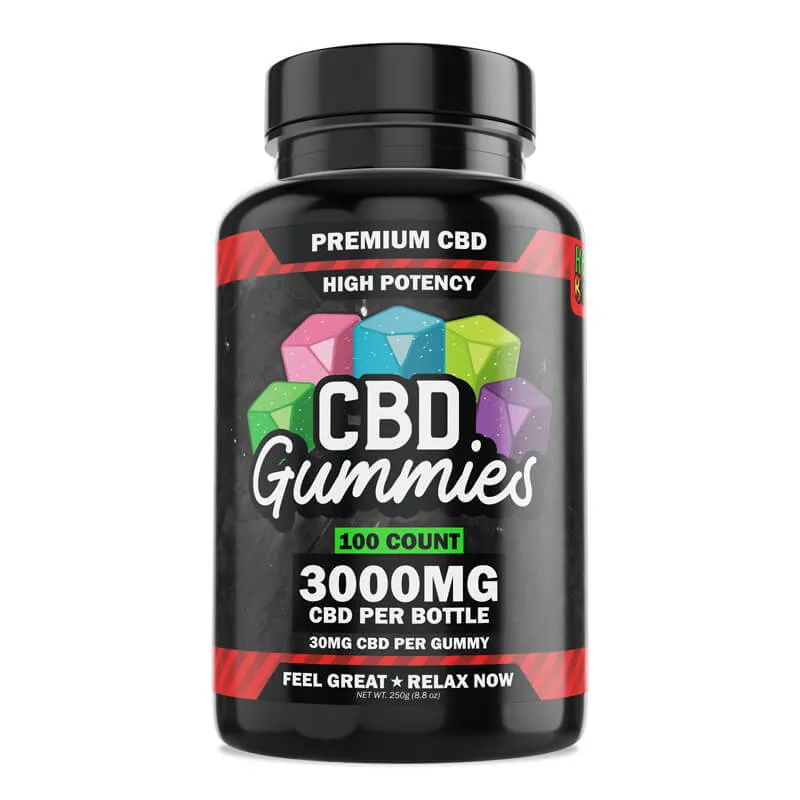 Hemp Bombs 100-Count High Potency CBD Gummies