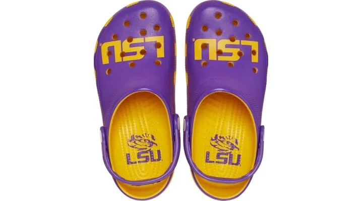 Crocs LSU Classic Clog - Size: W6/M4 - Unisex