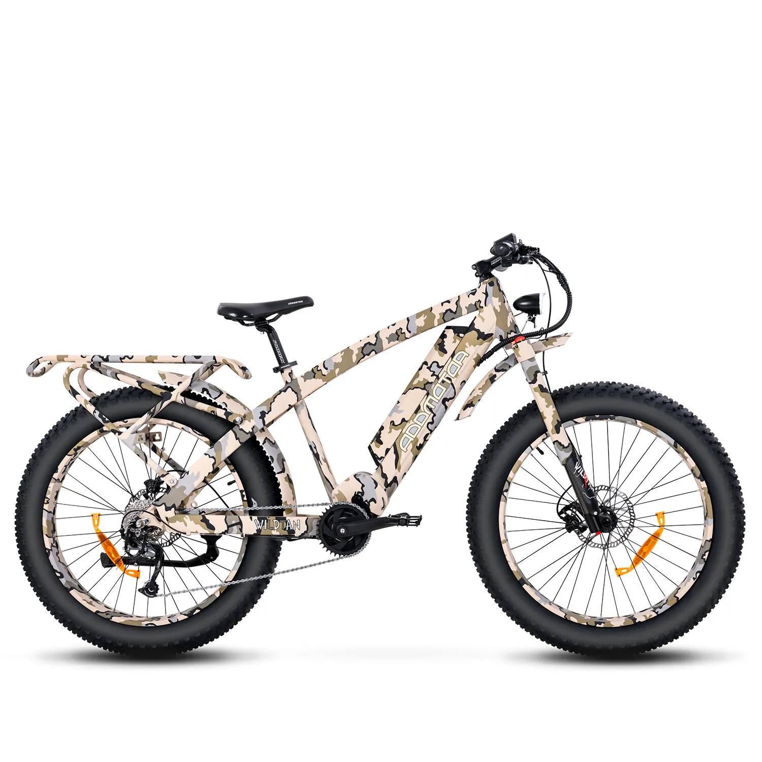 Addmotor Wildtan 1700W Mid-drive 17.5Ah 4.5inches hunting fat tire electric bike