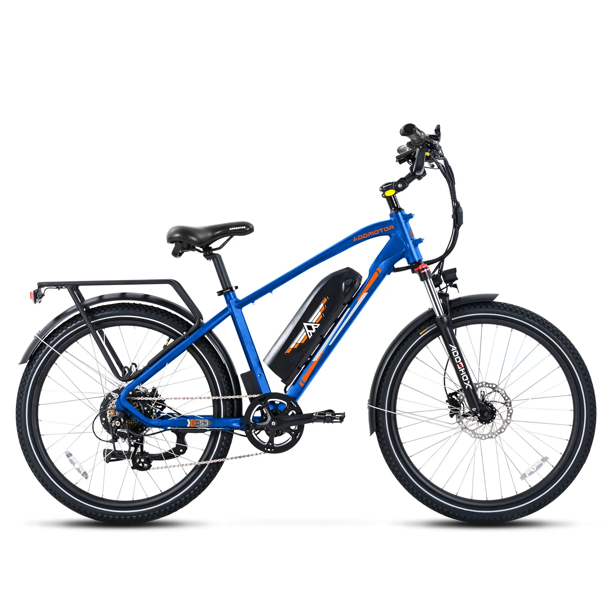 Addmotor Electric Bike 125+ Miles Long Range Integrated Lighting Urban Commute Electric bike