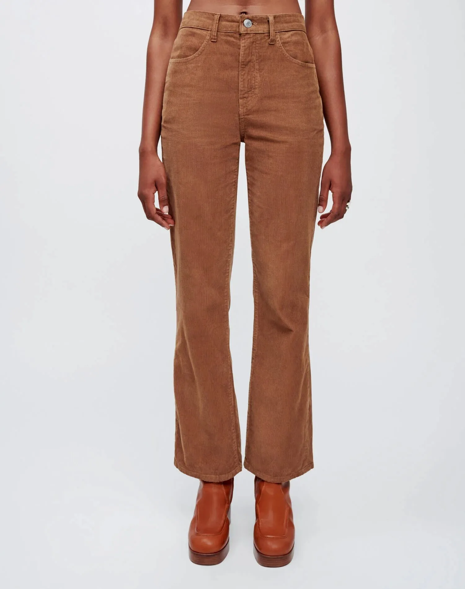 70s Corduroy Loose Flare - Ginger Cord