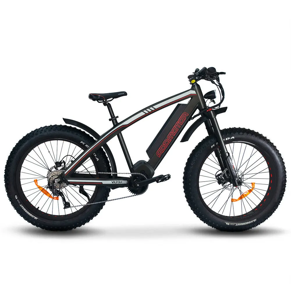 Addmotor 1700W Mid-Drive E-Bike  Wildtan Fat Tire Mountain Electric Bike