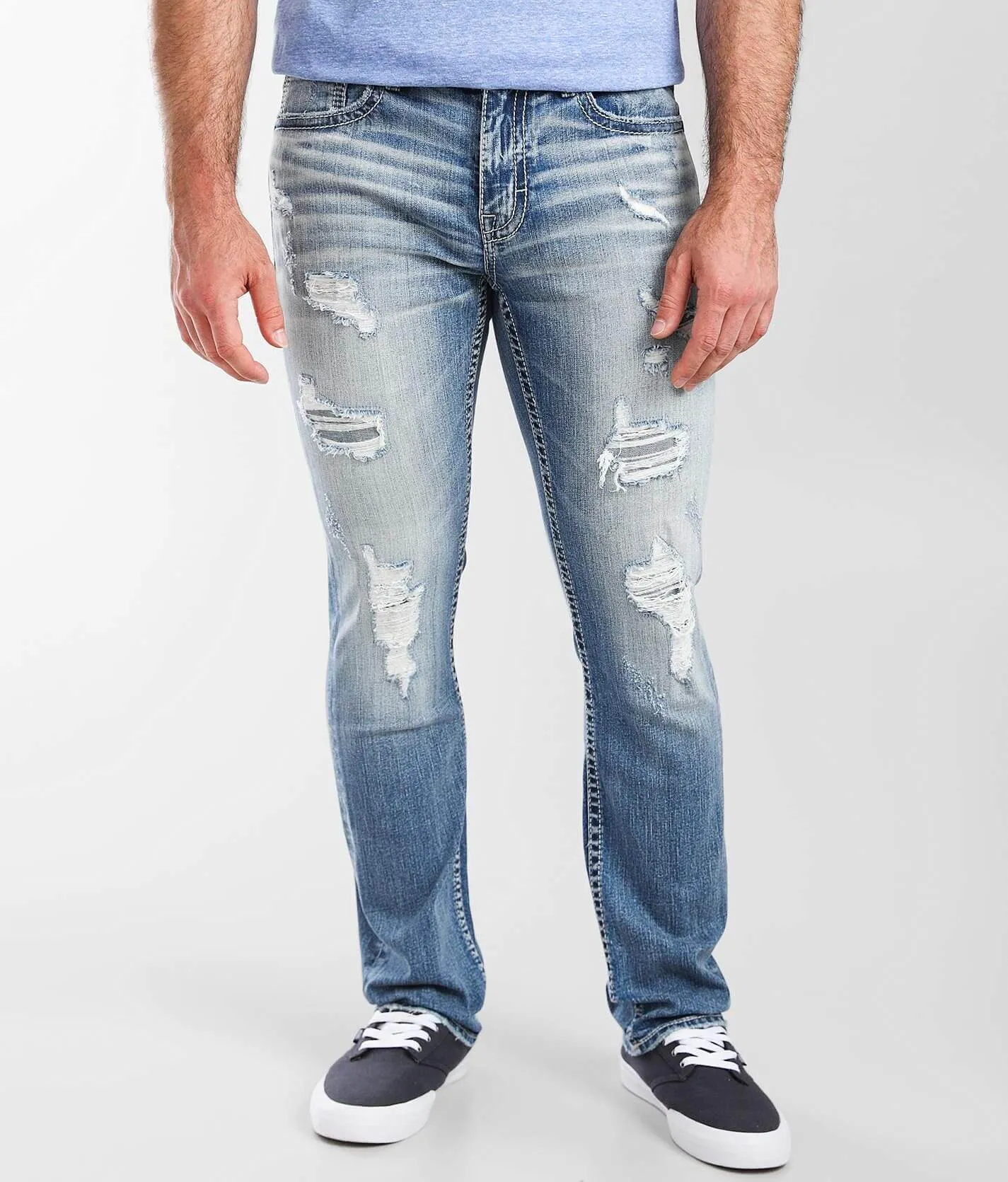 BKE Alec Straight Stretch Jean  - male - Size: 27x32;X-Long;Short;Regular;Long;X-Short