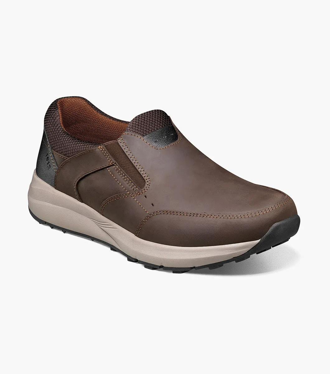 Nunn Bush Shoes Excursion Moc Toe Slip On Brown CH Size 9.5