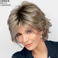 Windswept Short Wavy Shag Wig by Jaclyn Smith
