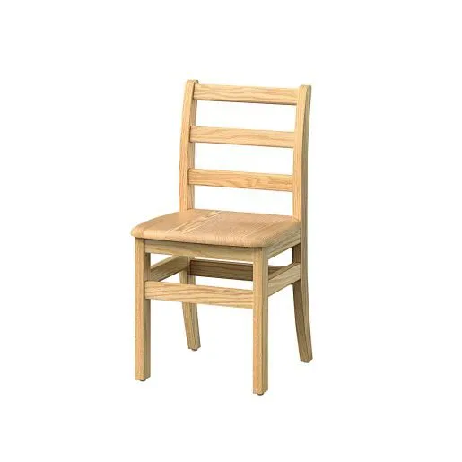 Little Scholars 14" Wooden Ladderback Chair - Set of 2 by Foundations