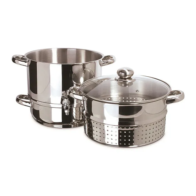 Euro-Cuisine, Inc Stainless Steel Stove Top Steam Juicer