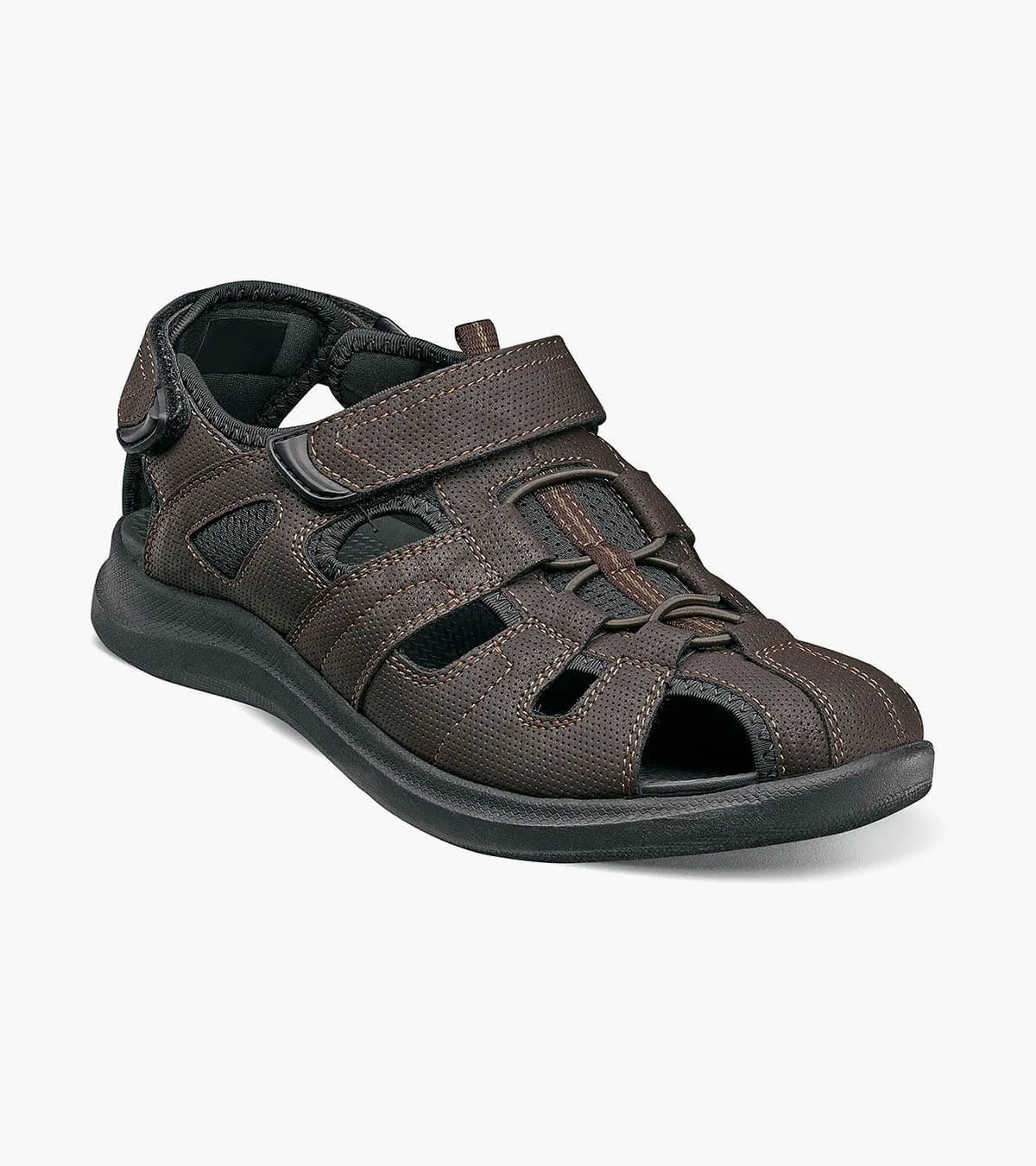 Nunn Bush Shoes Rio Vista Fisherman Sandal Brown Size 11