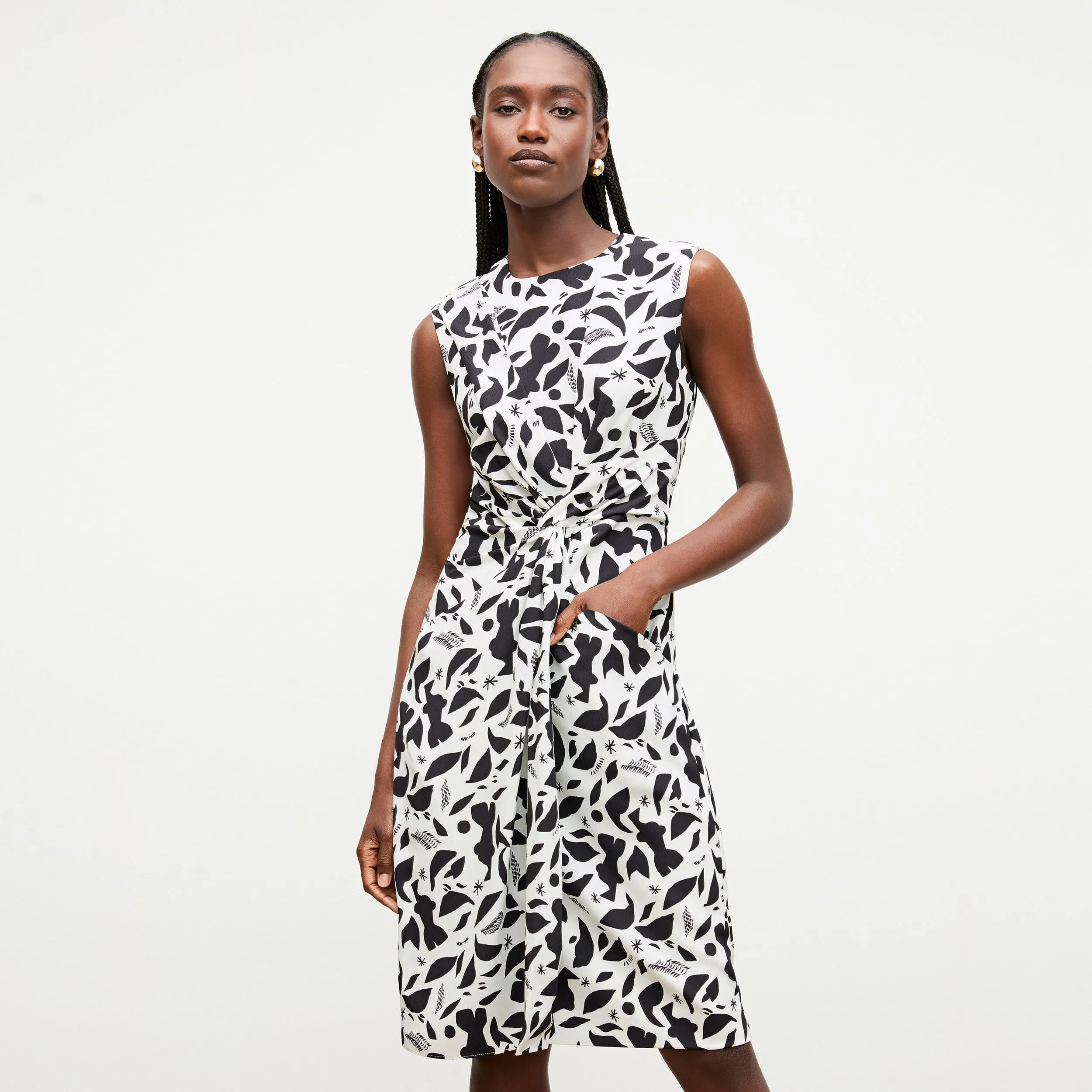 M.M.LaFleur The Taylor Dress - Printed Eco Heavy Soft Wave - Icon Print - 2