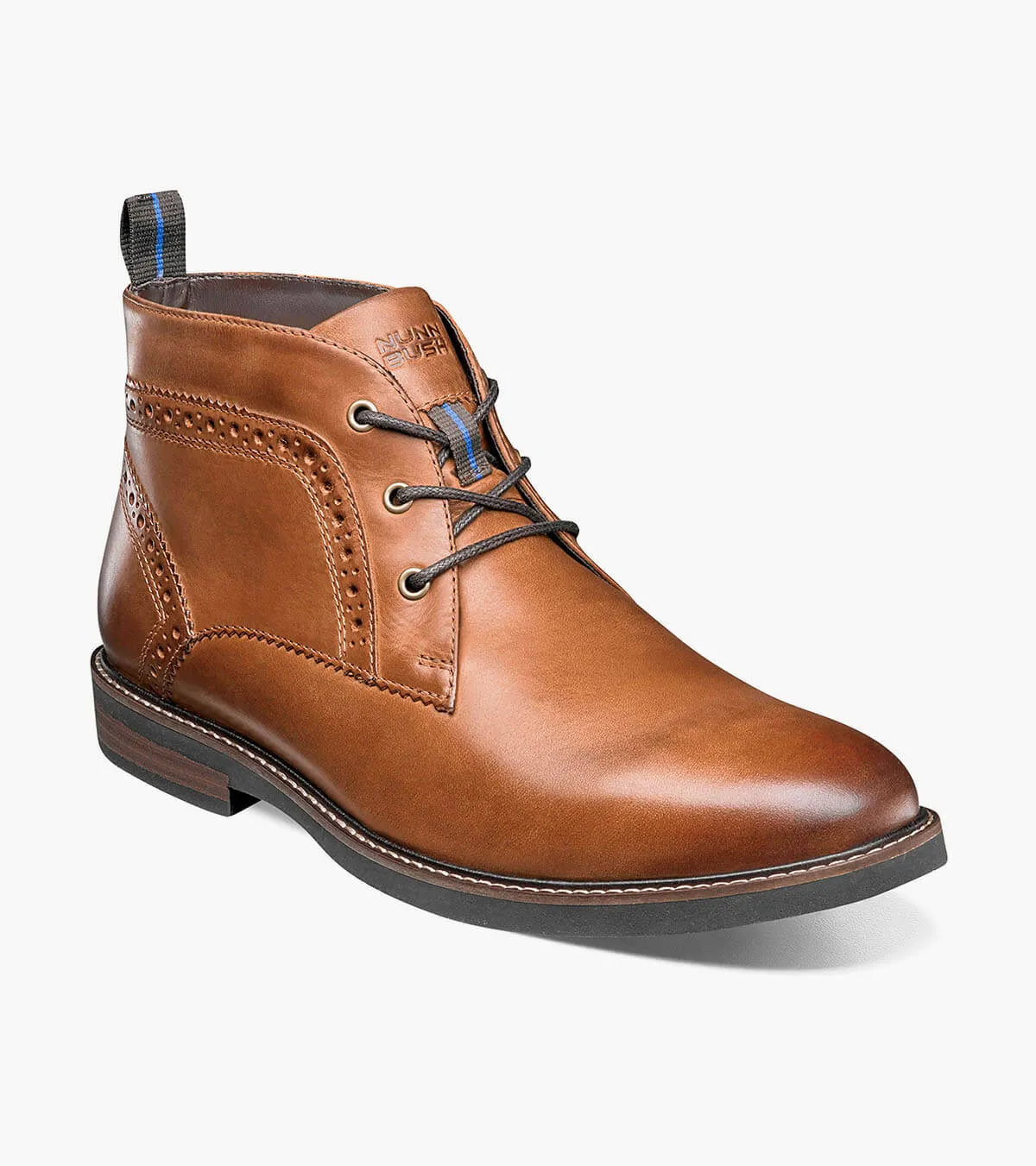 Nunn Bush Shoes Ozark Plain Toe Chukka Boot Tan Crazy Horse Size 8