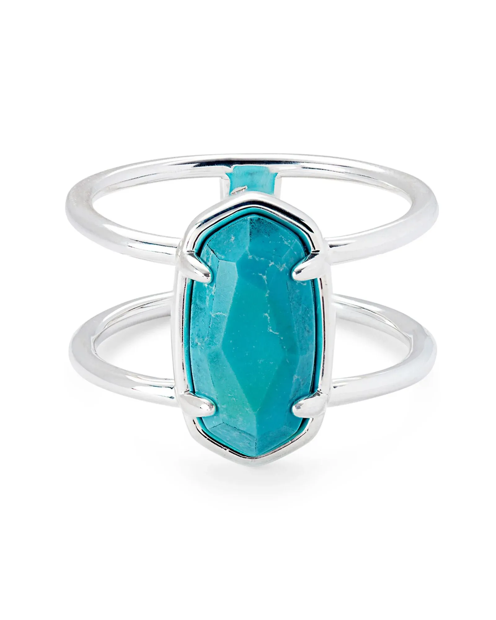 Kendra Scott Elyse Sterling Silver Double Band Ring