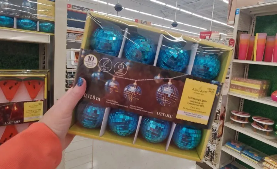 Ashland 10-Count Disco Ball LED String Lights