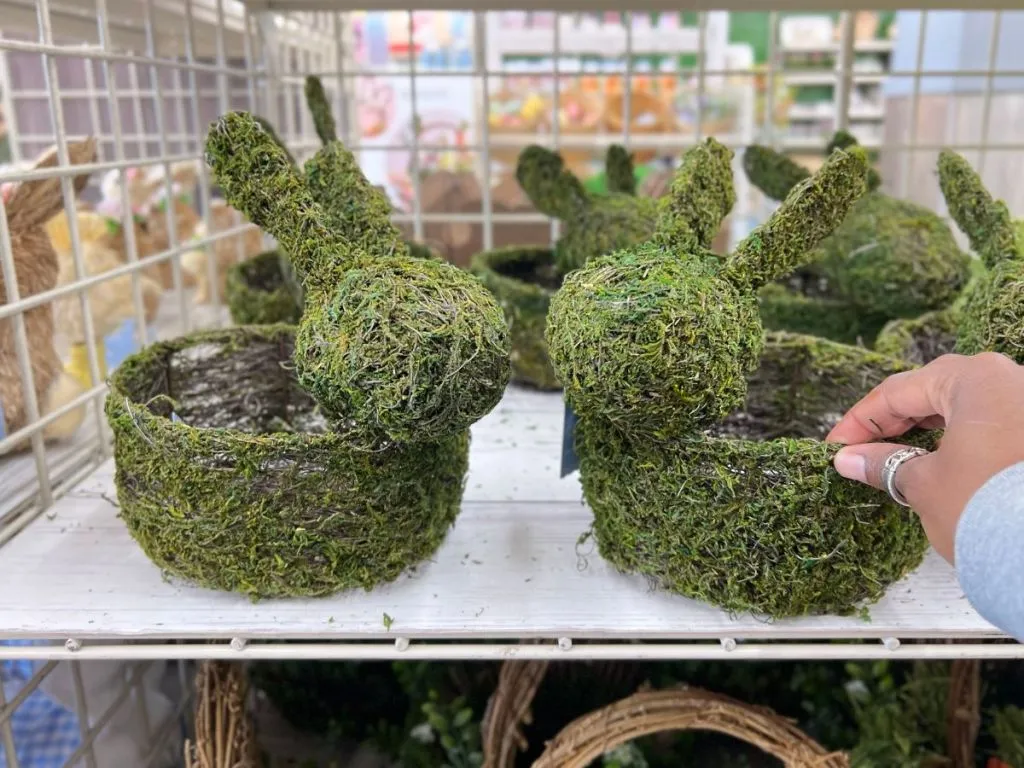 Ashland Moss Bunny Basket