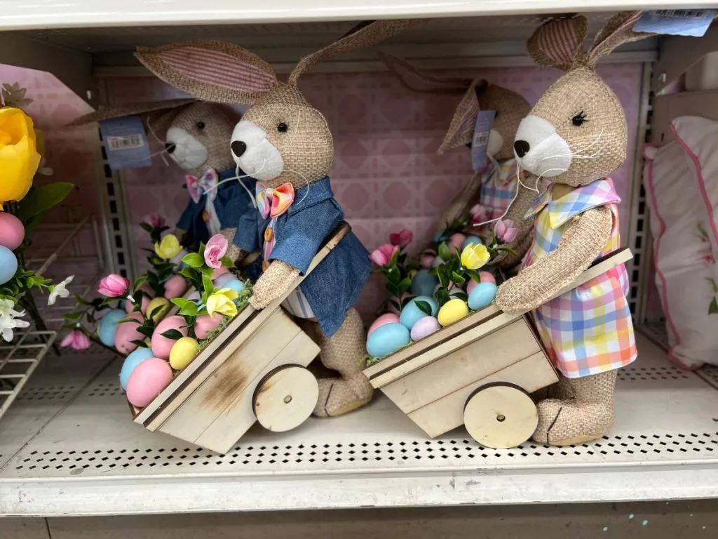 Assorted Bunny Egg Cart