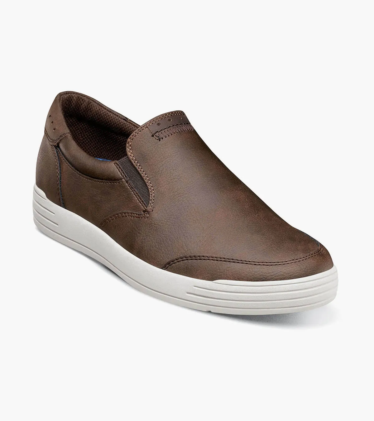 Nunn Bush Shoes KORE City Walk Moc Toe Slip On Brown Size 9