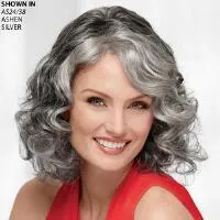 Bobby Lace Front WhisperLite Mid-Length Curly Bob Wig by Paula Young
