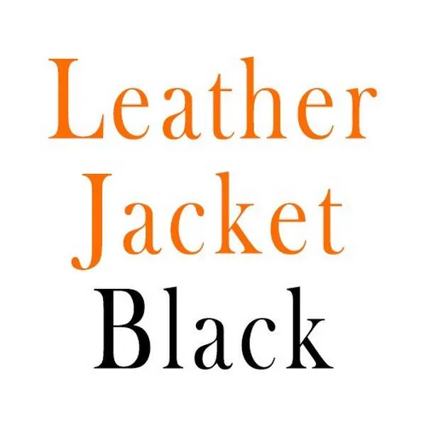Leather Jacket Black