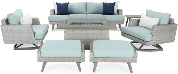 RST Brands Portofino 7-Piece Outdoor Motion Fire Seating Set