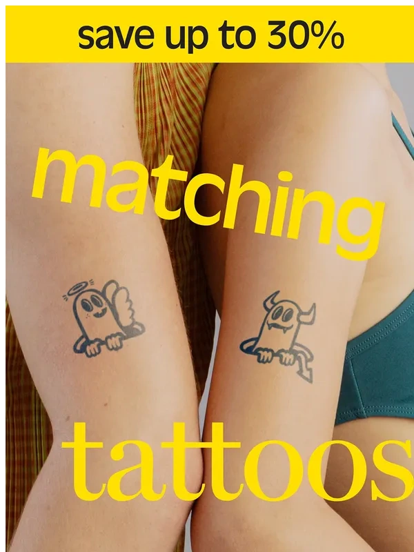 Inkbox - Save Up to 30% ? Matching Tattoos