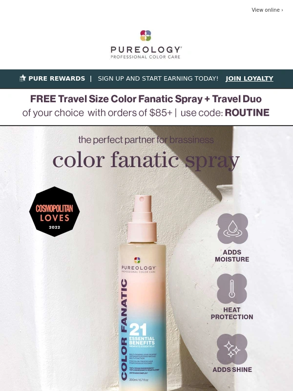 Pureology - Detangle & Smooth With Our Award-Winning Leave-In ?