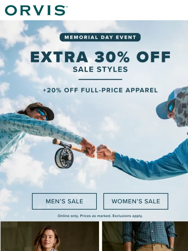 Orvis - ? Hurry,these favorites are going fast