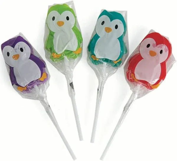 Fun Express Holiday Brights Penguin Lollipops
