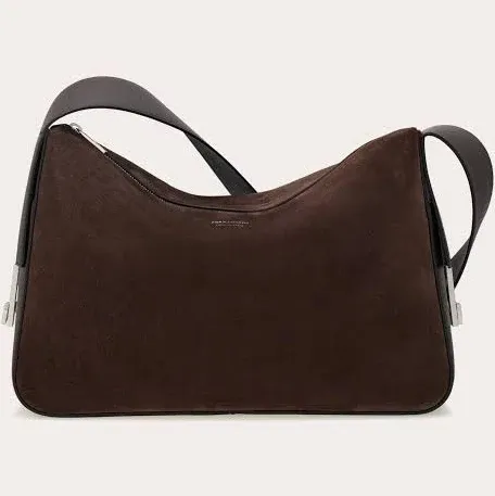 Salvatore Ferragamo Men's Messenger Bag with Gancini Buckles