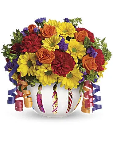 Teleflora Brilliant Birthday Blooms