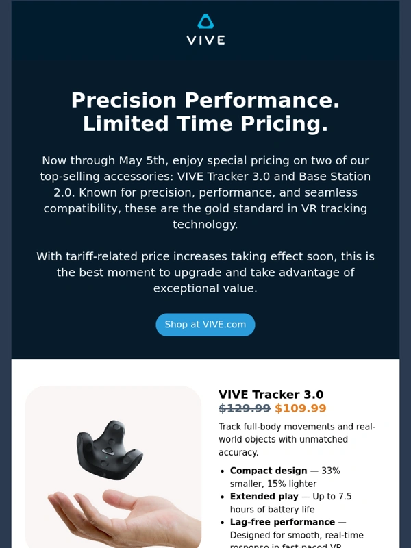 HTC - Top-Selling VR Accessories,Limited-Time Pricing Ends May 5