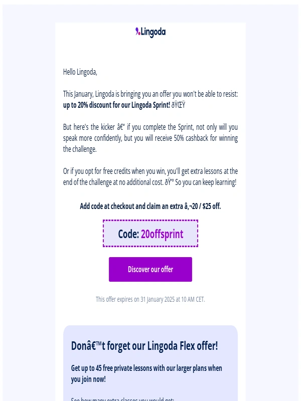 Lingoda - Lingoda,the sign-up window for our Lingoda Sprint is NOW open again!