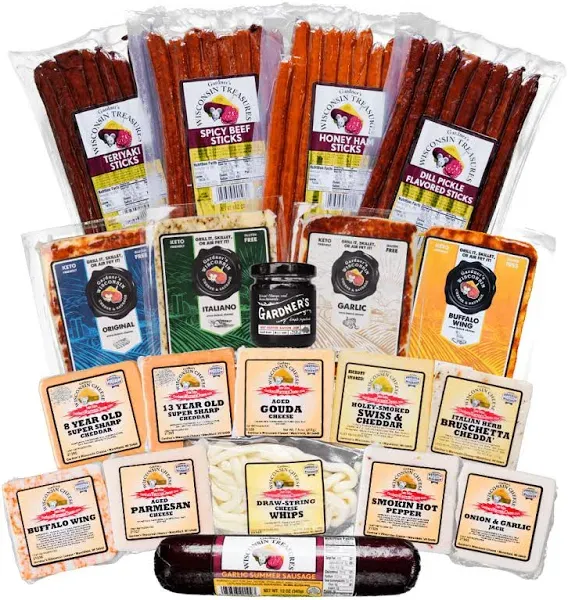 Gardner's Ultimate Deluxe Wisconsin Cheese and Sausage Package